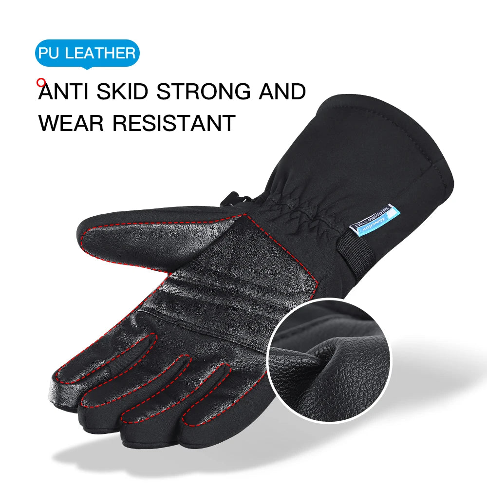 Skiing Snowboard Gloves Winter Gloves Ski Gloves Waterproof Cycling Men Women Winter  Touch Screen Snow Motorcycle Heated Gloves