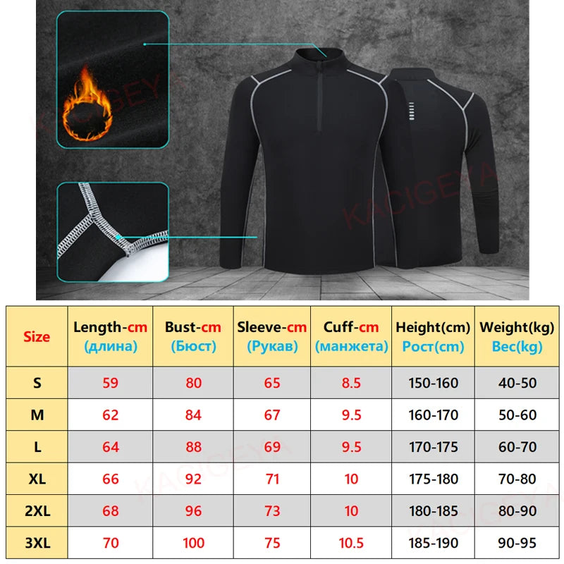 Sport Compression Long Sleeves Cycling Base Layer Sport Tights Underwear Shaping Training Weight Lifting Fitness Men Running Tee