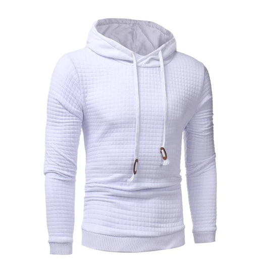 Hoodies Men 2021 Long Sleeve Casual Pullover Hooded Sweatshirt Mens White Hoodie Tracksuit Sweat Coat Sportswear Plus Size S-3XL