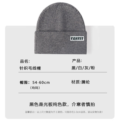 Vanree Knit Dehaired Angora Autumn And Winter Loose Breathable Hat