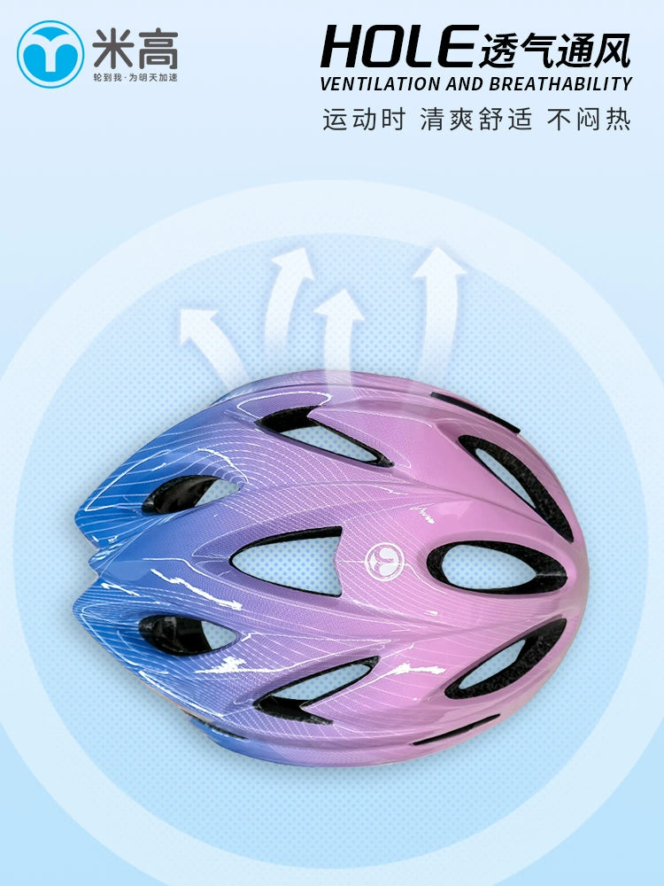 M Kids Professional Roller Skating Helmet Boys and Girls Bicycle Cycling Helmet Helmet Adult Sports Protective Gear K8