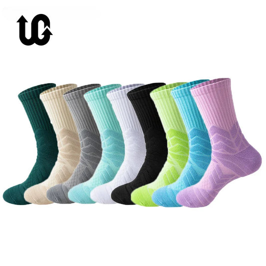 3 Pairs Men Sports Socks Riding Cycling Basketball Running Sport Sock Hiking Ski Man Kids Bicycle Skateboard Slip Winter Socks