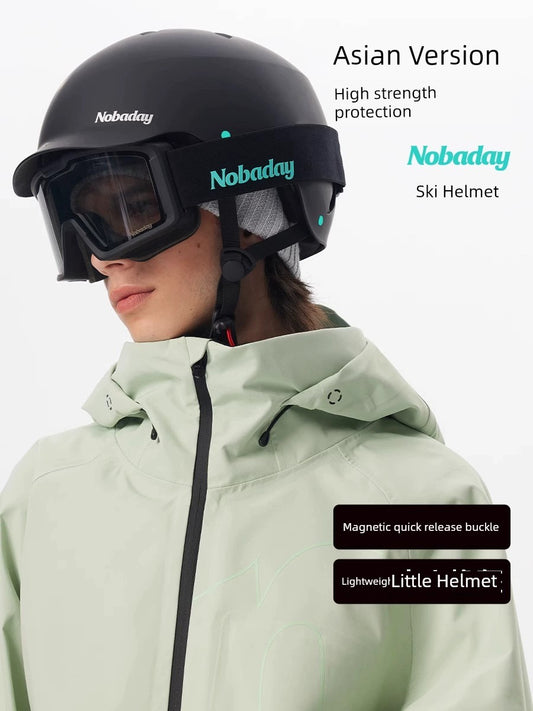 Nobaday New Arrival Ski Helmet Single and Double Board Men's and Women's Veneer Professional Sports Protective Gear Safety Anti-Collision Equipment