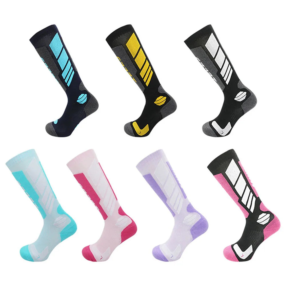 Winter Tall Tube Ski Socks Rapid Drying Comfortable Hiking Socks For Women Men Warm Stockings Climbing Sports Socks