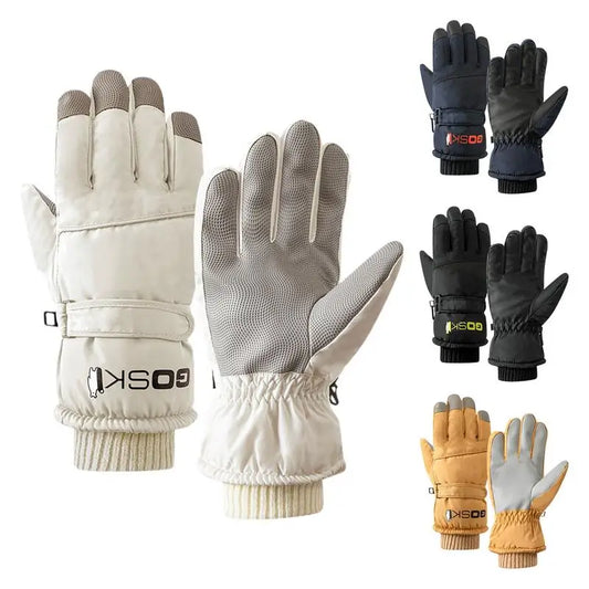 Men Women Winter Ski Gloves Waterproof Touchscreen Snowboard Gloves Motorcycle Riding Snow Keep Warm Windproof Thermal Gloves