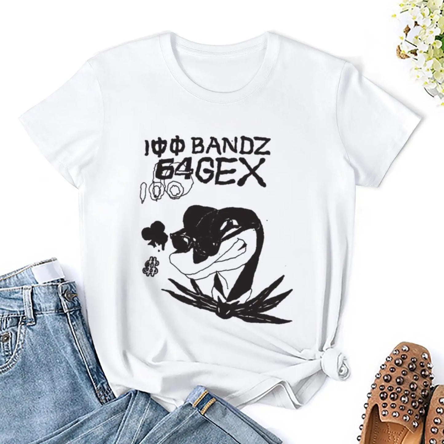 100 band - 100 Gecs T-shirt aesthetic clothes shirts graphic tees tight shirts for Women