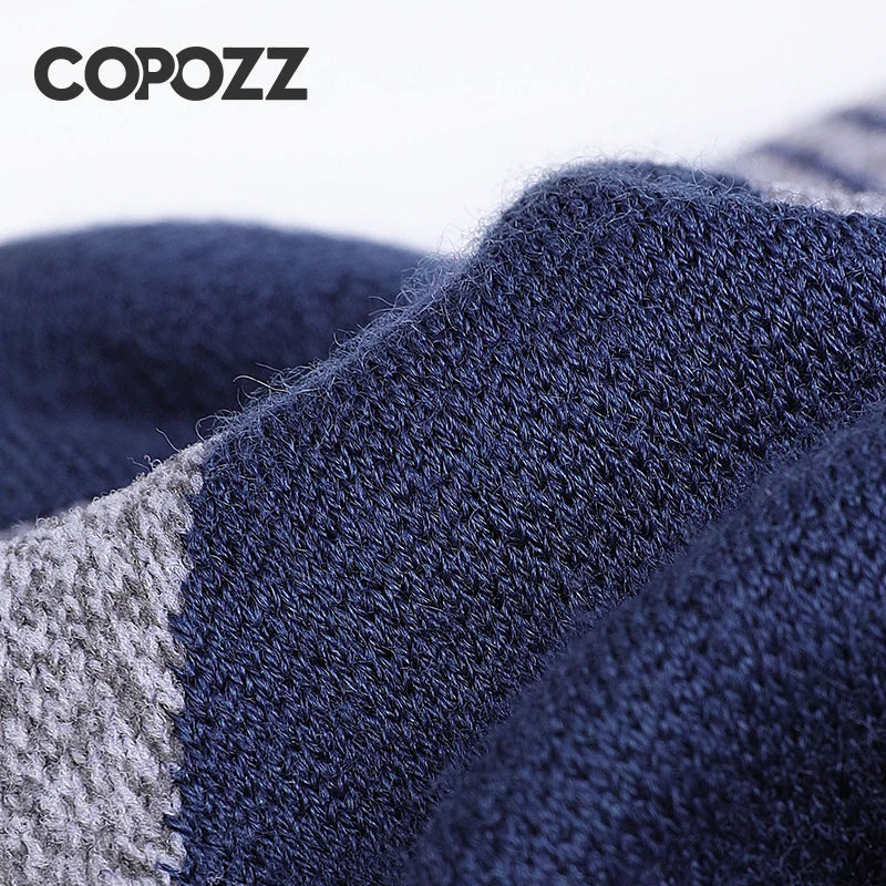 COPOZZ Winter Men Women Thermal Ski Socks Warm Wool Cycling Soccer Snowboard Socks Thickened High Tube Moisture Absorption Socks