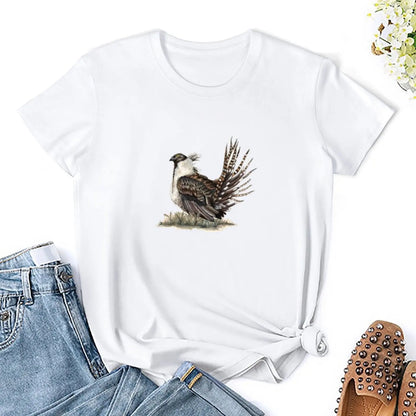 Greater Sage-Grouse T-shirt hippie clothes oversized tops Women's tops