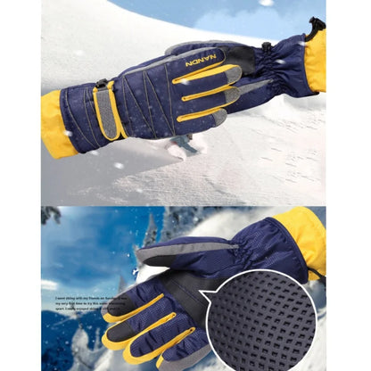 Winter Thermal Ski Gloves Unisex Waterproof Snowboard Anti-slip Cycling Gloves Riding Hiking Motorcycle Warm Fleece Mitten Glove