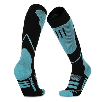 1 Pair Merino Wool Thermal Socks Men Women Winter Long Warm Compression Socks For Ski Hiking Snowboarding Climbing Sports Socks