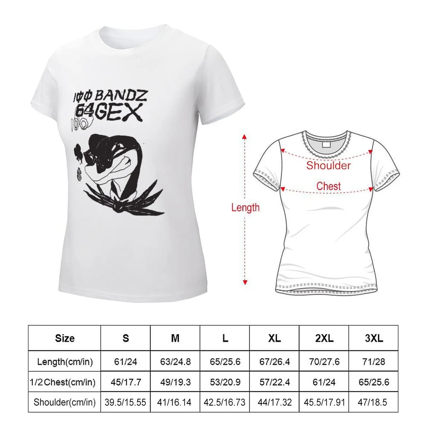 100 band - 100 Gecs T-shirt aesthetic clothes shirts graphic tees tight shirts for Women