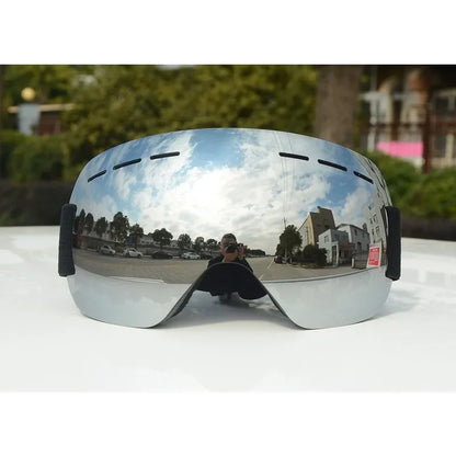 Anti-fog Men Skiing Masks Motocross Googles Outdoor Women Snow Glasses Mountain Sport Magnetic Eyewear Double Layer