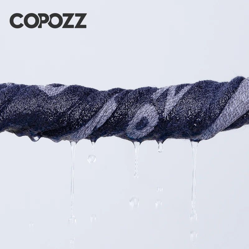 COPOZZ Winter Men Women Thermal Ski Socks Warm Wool Cycling Soccer Snowboard Socks Thickened High Tube Moisture Absorption Socks