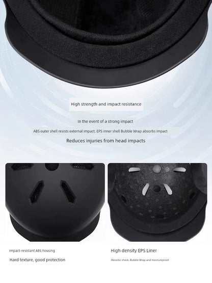 Nobaday New Arrival Ski Helmet Single and Double Board Men's and Women's Veneer Professional Sports Protective Gear Safety Anti-Collision Equipment