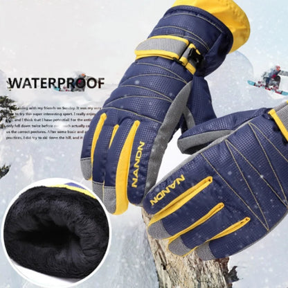 Winter Thermal Ski Gloves Unisex Waterproof Snowboard Anti-slip Cycling Gloves Riding Hiking Motorcycle Warm Fleece Mitten Glove