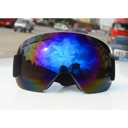 Anti-fog Men Skiing Masks Motocross Googles Outdoor Women Snow Glasses Mountain Sport Magnetic Eyewear Double Layer