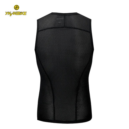 Cycling Base Layer Sport Underwear White Cycling Undershirt Quick Dry Running Vest High Elastici Vest MTB Road Bike Jerseys